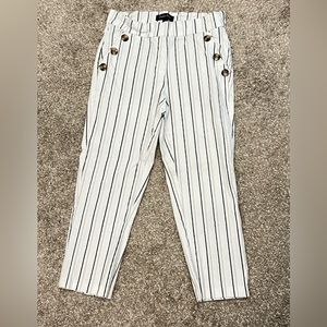 Striped Mid-length Pant